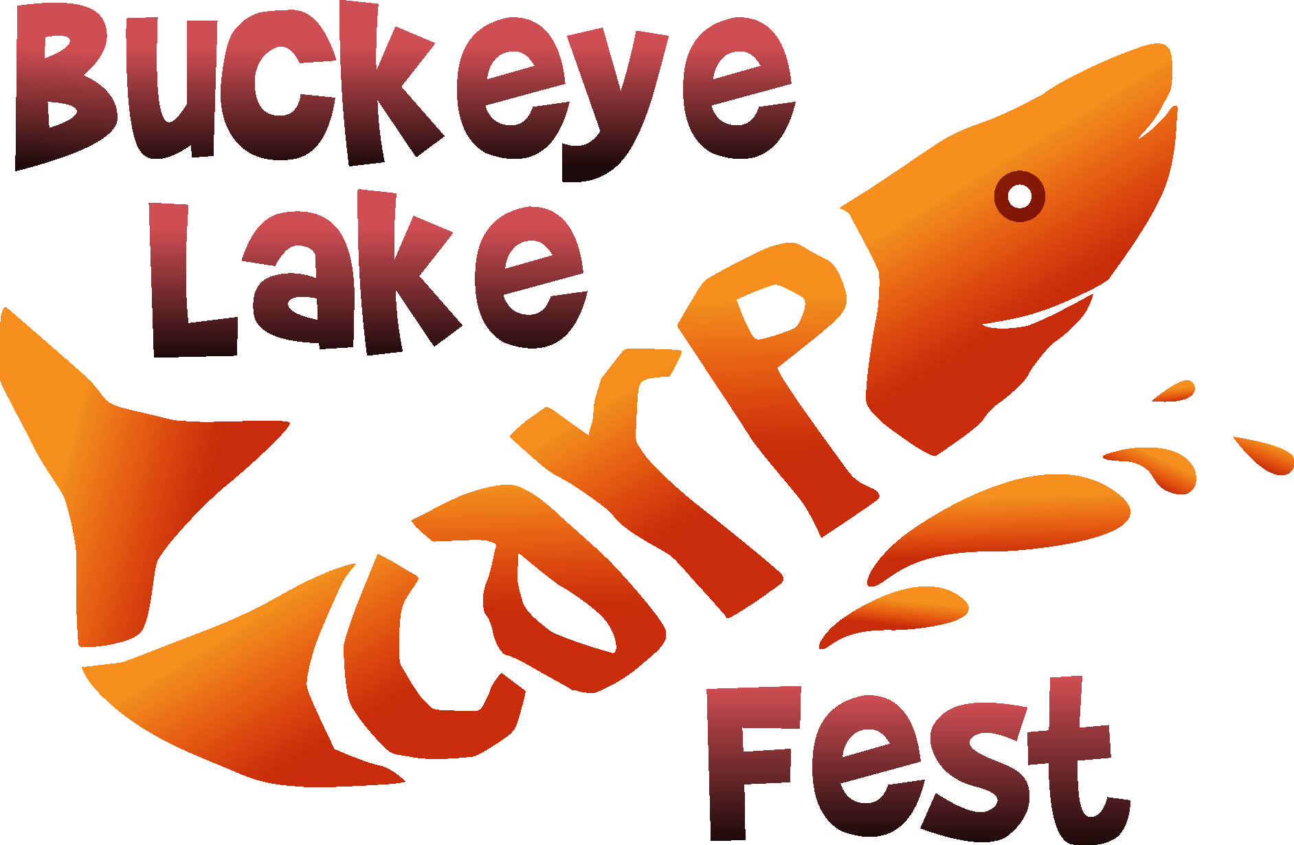 Buckeye Lake Carp Fest Logo Vector Logo